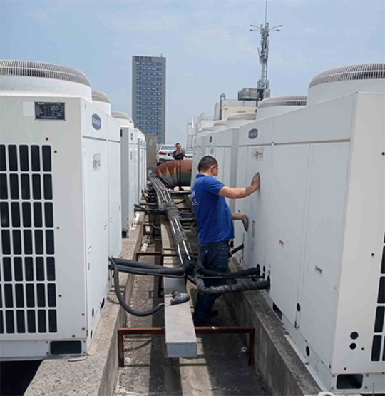 广南中央空调制热和不制冷系统维修方法